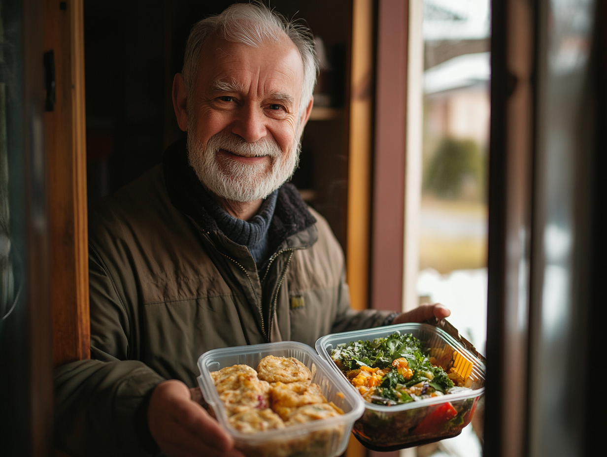 Щастливи клиенти се храният здравословно